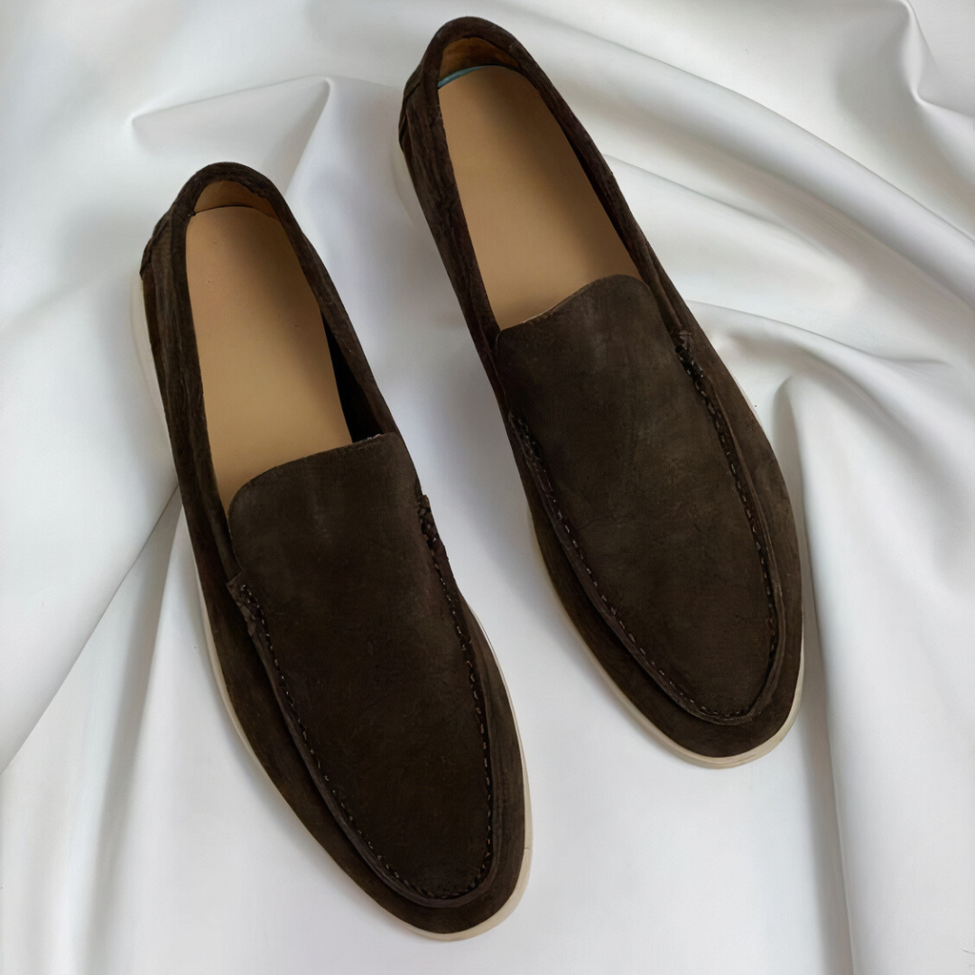 Mocassins en Daim Homme - Loafer Style Britannique