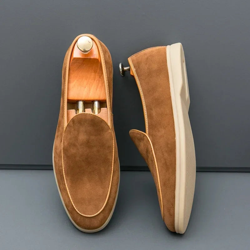 Mocassins Plats Style Old Money Homme