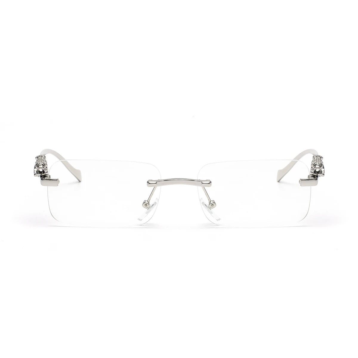 SOLEMAR les lunettes tendances unisexe avec monture argentée, accessoires mode