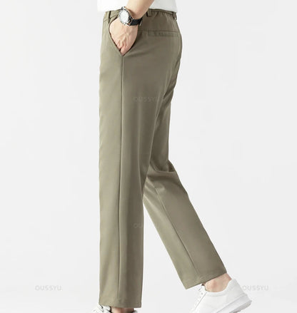 Détail des coutures renforcées du pantalon VAUBERT kaki. Qualité et durabilité