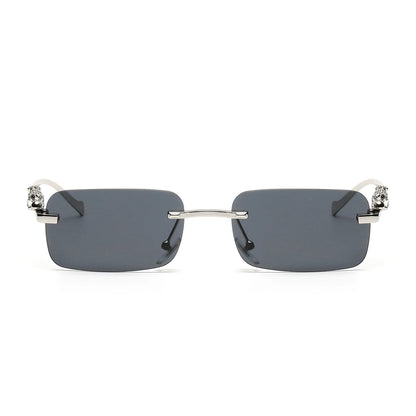 Lunettes de soleil “Solemar” au design rectangulaire vintage, parfaites pour un style rétro élégant