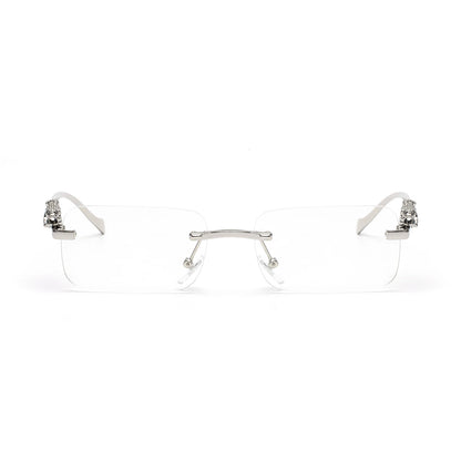 SOLEMAR les lunettes tendances unisexe avec monture argentée, accessoires mode