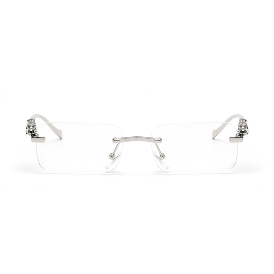 SOLEMAR les lunettes tendances unisexe avec monture argentée, accessoires mode